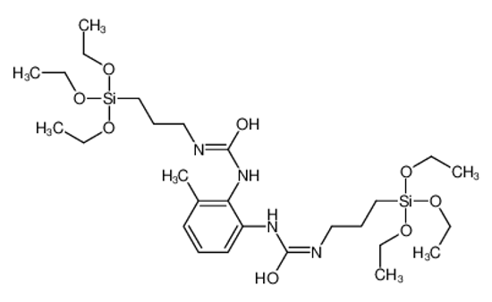 Picture of 1-[2-methyl-6-(3-triethoxysilylpropylcarbamoylamino)phenyl]-3-(3-triethoxysilylpropyl)urea