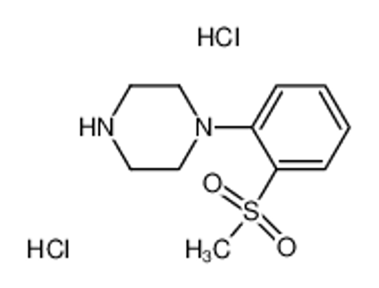 Picture of 1-(2-methylsulfonylphenyl)piperazine,hydrochloride