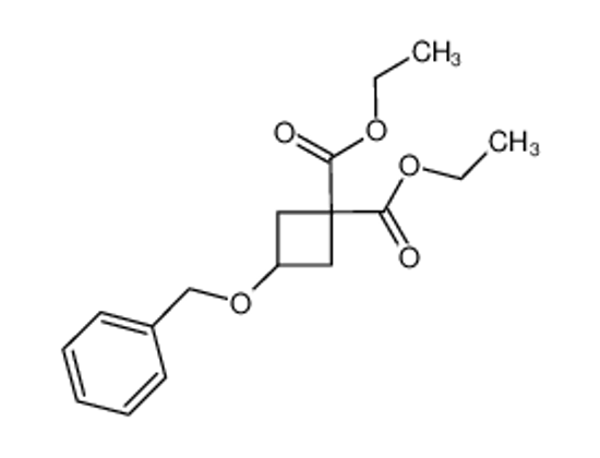 Picture of diethyl 3-phenylmethoxycyclobutane-1,1-dicarboxylate