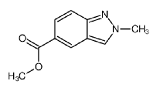 Picture of 2-Methyl-2H-indazole-5-carboxylic acid methyl ester