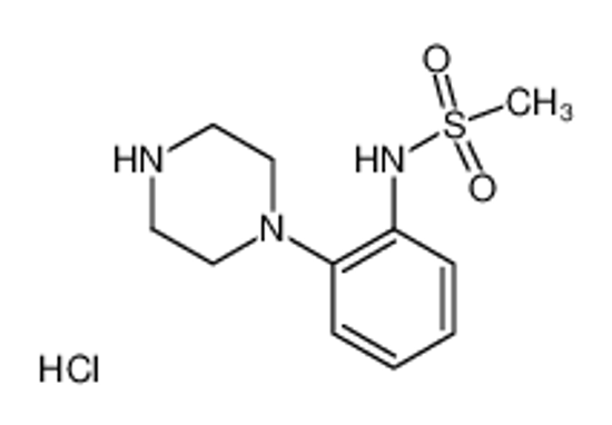 Picture of N-(2-piperazin-1-ylphenyl)methanesulfonamide,hydrochloride