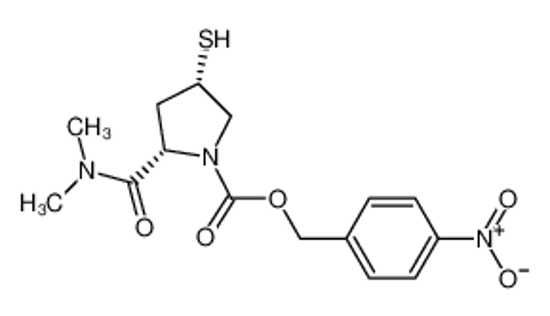 Picture of (2S,4S)-4-Nitrobenzyl 2-(Dimethylcarbamoyl)-4-Mercaptopyrrolidine-1-Carboxylate