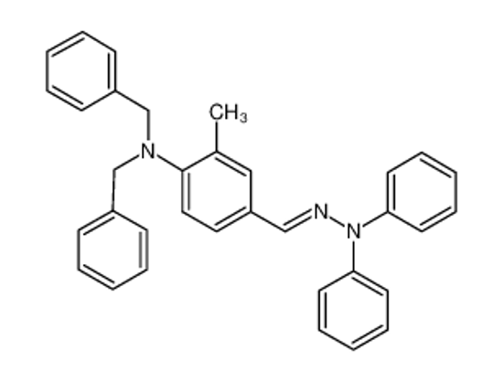Picture of 2-Methyl-4-dibenzylaminobenzaldehyde-1,1-diphenylhydrazone