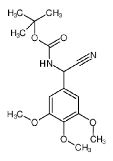 Picture of tert-butyl N-[cyano-(3,4,5-trimethoxyphenyl)methyl]carbamate