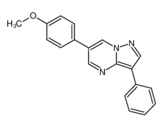Picture of 6-(4-methoxyphenyl)-3-phenylpyrazolo[1,5-a]pyrimidine