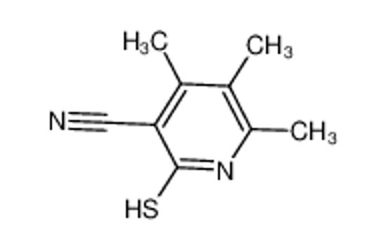 Изображение 2-Mercapto-4,5,6-trimethylnicotinonitrile