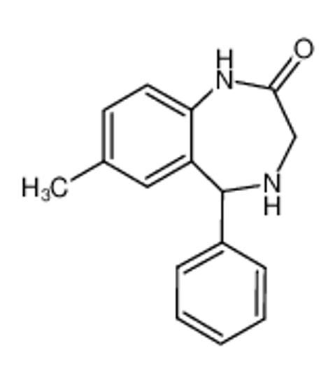 Изображение 7-methyl-5-phenyl-1,3,4,5-tetrahydro-1,4-benzodiazepin-2-one