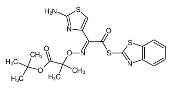 Изображение 2-Mercaptobenzothiazolyl-(Z)-(2-aminothiazol-4-yl)-2-(tert-butoxycarbonyl) isopropoxyiminoacetate