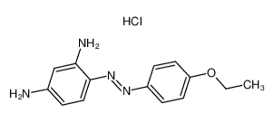 Picture of 4-[(4-ethoxyphenyl)diazenyl]benzene-1,3-diamine,hydrochloride