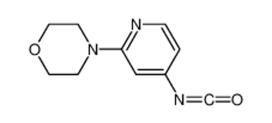 Picture of 4-(4-isocyanatopyridin-2-yl)morpholine