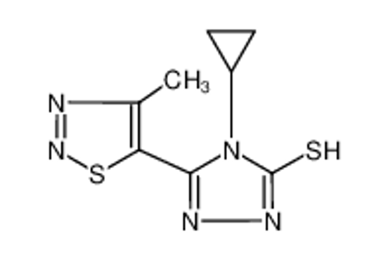 Imagem de 4-cyclopropyl-5-(4-methyl-2H-thiadiazol-5-ylidene)-1,2,4-triazole-3-thione