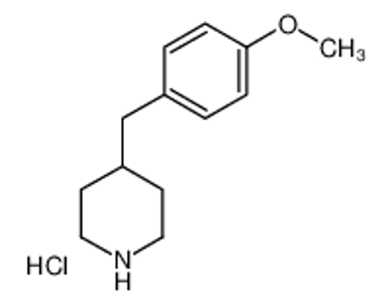 Picture of 4-[(4-methoxyphenyl)methyl]piperidine,hydrochloride