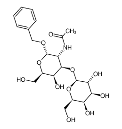 Picture of Benzyl 2-Acetamido-2-deoxy-3-O-(β-D-galactopyranosyl) α-D-galactopyranoside