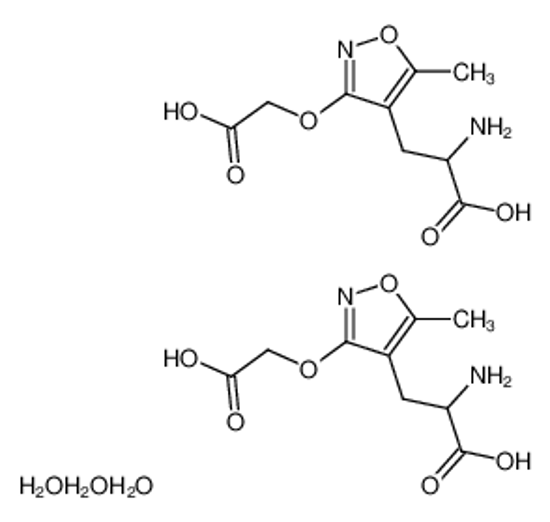 Изображение (R,S)-2-AMINO-3-[3-(CARBOXYMETHOXY)-5-METHYL-ISOXAZOL-4-YL]-PROPIONIC ACID, SESQUIHYDRATE