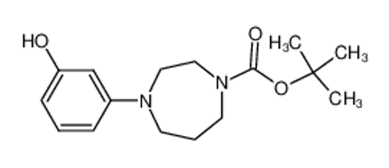 Picture of tert-butyl 4-(3-hydroxyphenyl)-1,4-diazepane-1-carboxylate