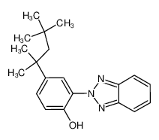 Picture of 2-(2-HYDROXY-5-TERT-OCTYLPHENYL)BENZOTRIAZOLE