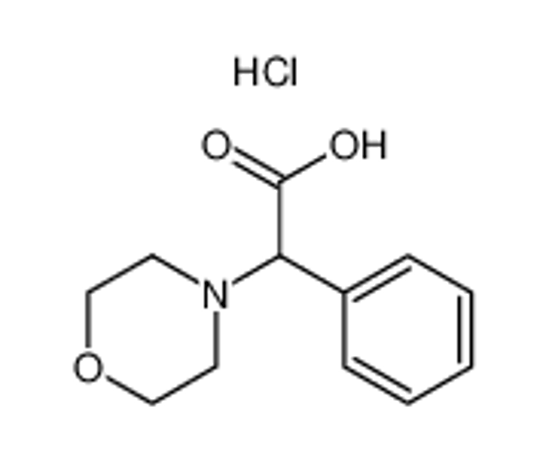 Picture of 2-morpholin-4-yl-2-phenylacetic acid,hydrochloride
