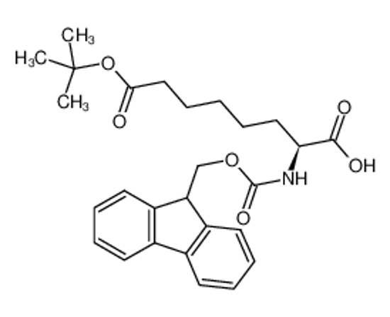 Imagem de (2S)-2-(9H-fluoren-9-ylmethoxycarbonylamino)-8-[(2-methylpropan-2-yl)oxy]-8-oxooctanoic acid