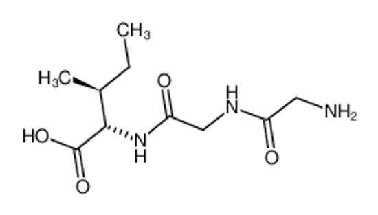 Picture of 2-[[2-[(2-aminoacetyl)amino]acetyl]amino]-3-methylpentanoic acid