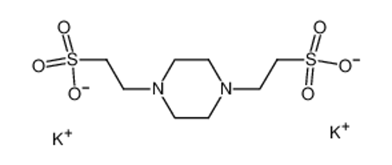 Picture of dipotassium,2-[4-(2-sulfonatoethyl)piperazin-1-yl]ethanesulfonate