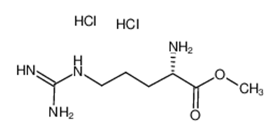 Picture of methyl (2S)-2-amino-5-(diaminomethylideneamino)pentanoate,dihydrochloride