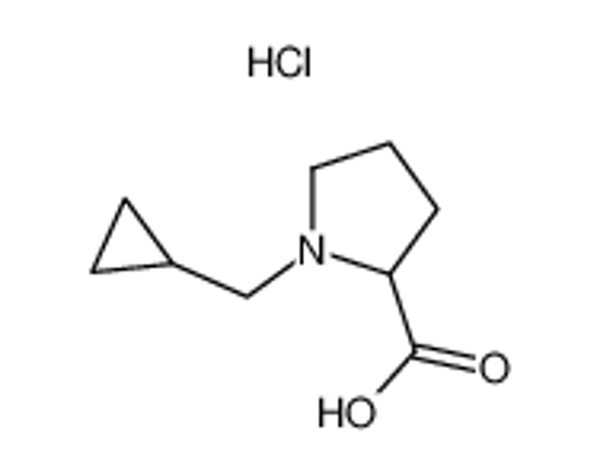 Изображение (2S)-1-(cyclopropylmethyl)pyrrolidine-2-carboxylic acid