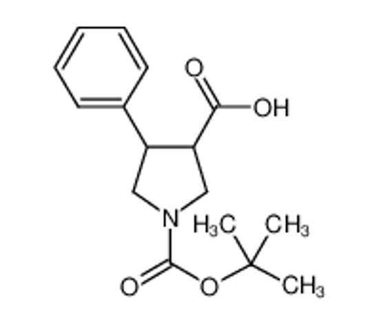 Picture of 1-[(TERT-BUTYL)OXYCARBONYL]-4-PHENYLPYRROLINE-3-CARBOXYLIC ACID