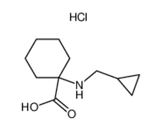 Picture of 1-(CYCLOPROPYLMETHYL-AMINO)-CYCLOHEXANECARBOXYLIC ACID HYDROCHLORIDE