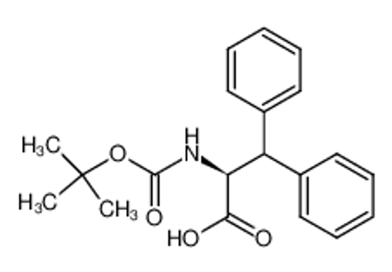 Picture of (R)-2-((tert-Butoxycarbonyl)amino)-3,3-diphenylpropanoic acid