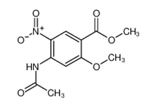 Picture of methyl 4-acetamido-2-methoxy-5-nitrobenzoate