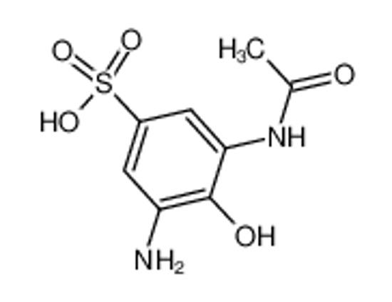 Picture of 3-Acetamido-5-amino-4-hydroxybenzenesulfonic acid