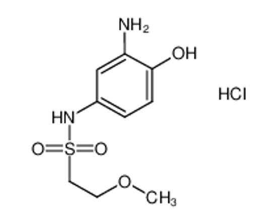 Picture of 3-amino-4-hydroxy-N-(2-methoxyethyl)benzenesulfonamide,hydrochloride
