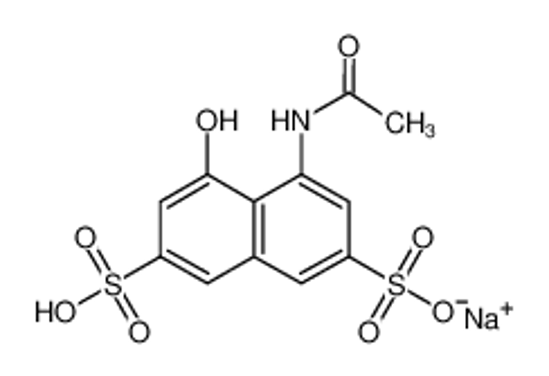 Picture of 1-ACETAMIDO-8-HYDROXY-3,6-NAPHTHALENEDISULFONIC ACID MONOSODIUM SALT