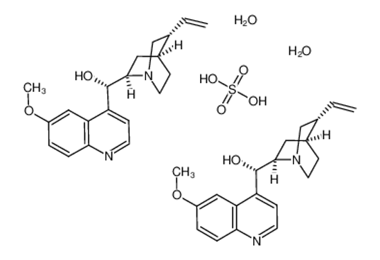 Imagem de Quinidine sulfate salt dihydrate