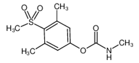 Picture of (3,5-dimethyl-4-methylsulfonylphenyl) N-methylcarbamate