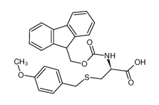 Изображение (2S)-2-(9H-fluoren-9-ylmethoxycarbonylamino)-3-[(4-methoxyphenyl)methylsulfanyl]propanoic acid