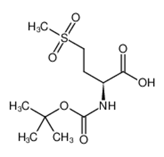 Picture of (2S)-2-[(2-methylpropan-2-yl)oxycarbonylamino]-4-methylsulfonylbutanoic acid
