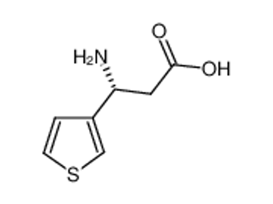 Picture of (3R)-3-amino-3-thiophen-3-ylpropanoic acid