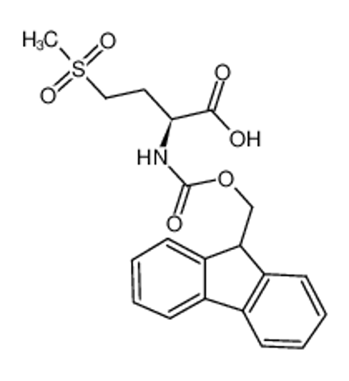Picture of (2S)-2-(9H-fluoren-9-ylmethoxycarbonylamino)-4-methylsulfonylbutanoic acid