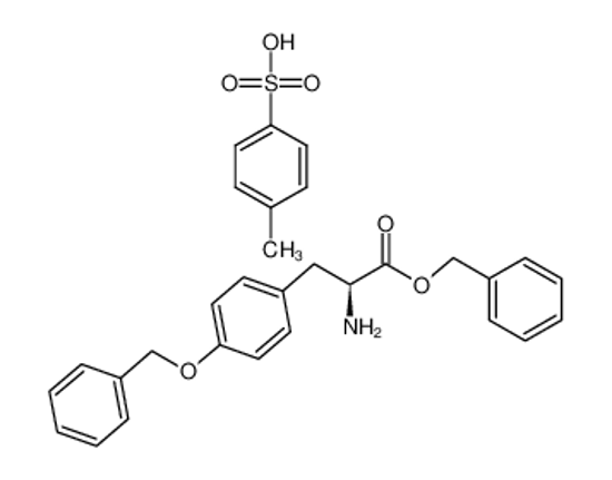 Picture of benzyl (2S)-2-amino-3-(4-phenylmethoxyphenyl)propanoate,4-methylbenzenesulfonic acid