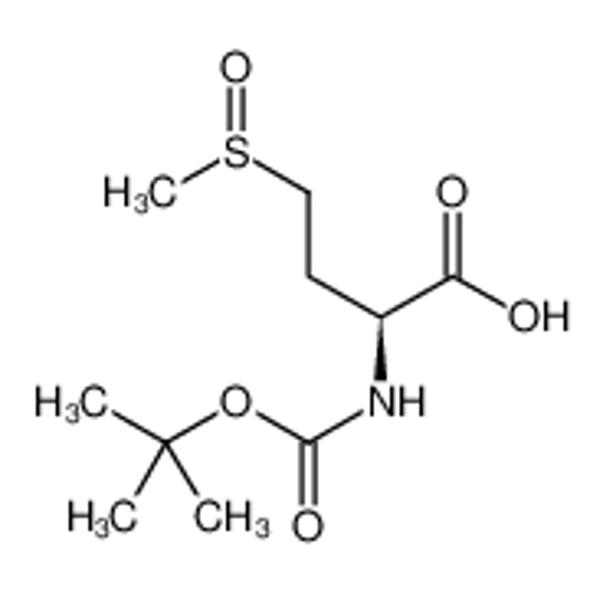 Picture of (2S)-2-[(2-methylpropan-2-yl)oxycarbonylamino]-4-methylsulfinylbutanoic acid