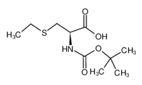 Picture of (2R)-3-ethylsulfanyl-2-[(2-methylpropan-2-yl)oxycarbonylamino]propanoic acid