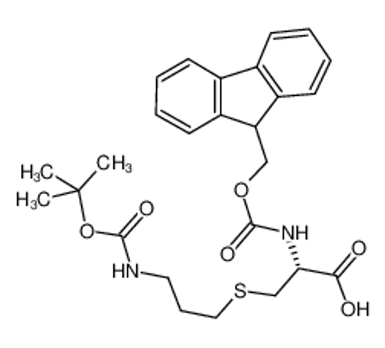 Picture of Fmoc-Cys(3-(Boc-amino)-propyl)-OH