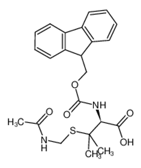 Picture of Fmoc-S-acetamidomethyl-D-penicillamine