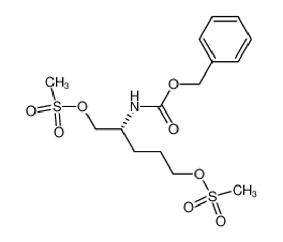 Picture of [(4R)-5-methylsulfonyloxy-4-(phenylmethoxycarbonylamino)pentyl] methanesulfonate