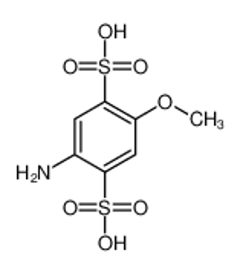 Picture of sodium,5-amino-2-methoxy-4-sulfobenzenesulfonate