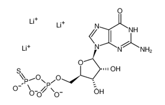 Picture of [[(2R,3S,4R,5R)-5-(2-amino-6-oxo-3H-purin-9-yl)-3,4-dihydroxyoxolan-2-yl]methoxy-hydroxyphosphinothioyl] dihydrogen phosphate
