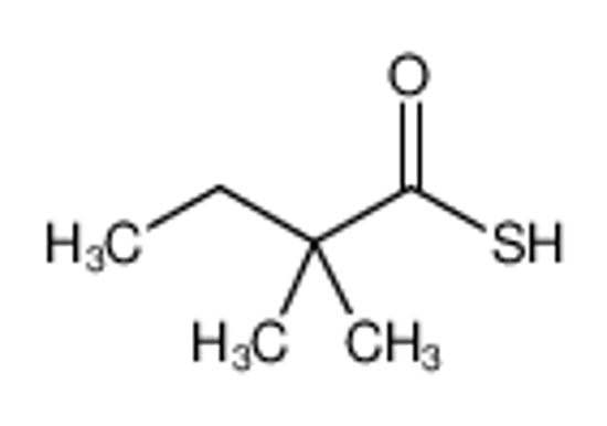 Picture of 2,2-dimethylbutanethioic S-acid