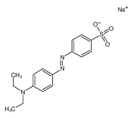 Picture of sodium,4-[[4-(diethylamino)phenyl]diazenyl]benzenesulfonate