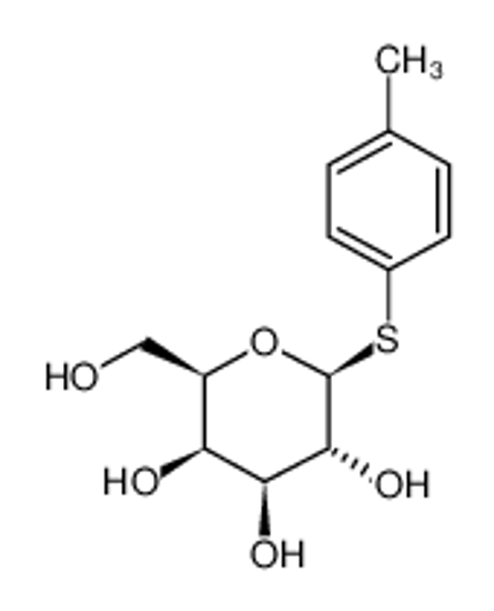 Picture of (3R,4S,6S)-2-(hydroxymethyl)-6-(4-methylphenyl)sulfanyloxane-3,4,5-triol